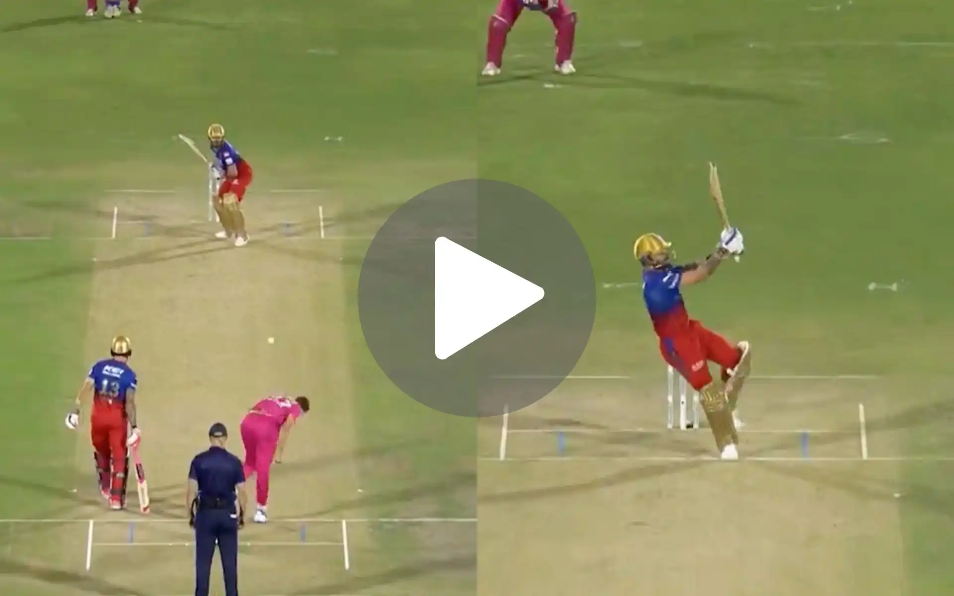 [Watch] Virat Kohli's Stylish 'Swivel Pull' For Six Vs Nandre Burger Leaves Jaipur Fans Erupt